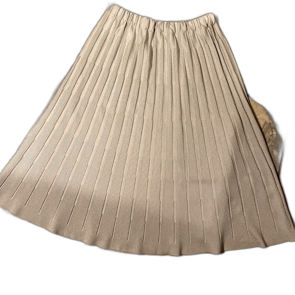 Givenchy Sport skirt Size 8 Grey Midi Pleated Accordian
